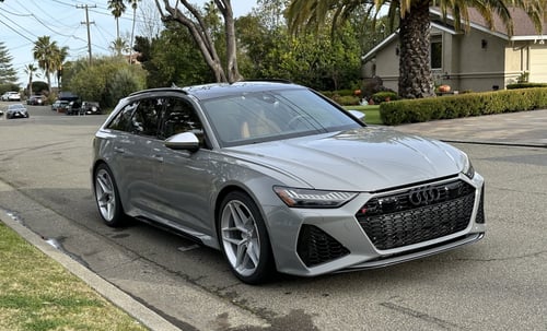 21 inch HRE FF11in Liquid Metal on an Audi RS6