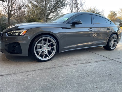 20 inch Variant Nysa Raw Milled on a 2024 Audi S5