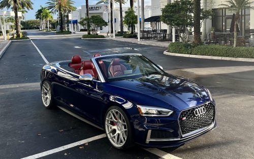 20 inch Avant Garde M590 Satin Silver on a 2018 Audi S5