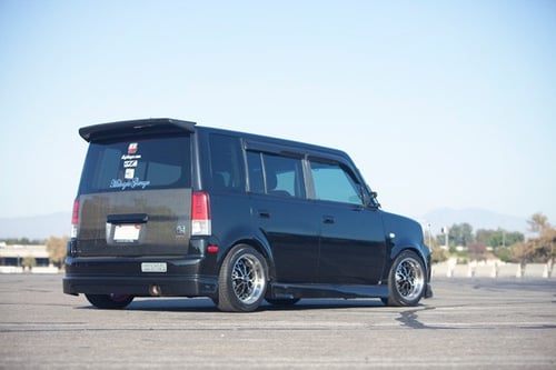Axis OG Sakura Black w/Machined Face on Scion XB w/ Specs