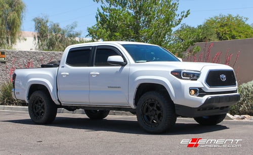 18 inch XD Series XD139 Portal Satin Black on 2017 Toyota Tacoma