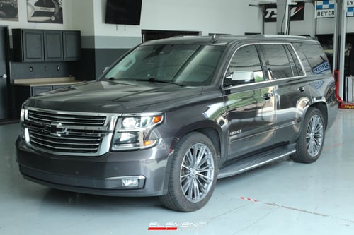 22 Inch Asanti ABL-30 in Titanium Brushed on 2017 Chevy Tahoe