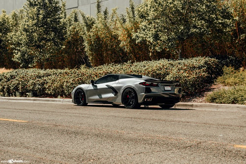 Double Staggered 20 Inch Avant Garde M580r in Gloss Black on a 2021 Chevrolet Corvette C8 Z51