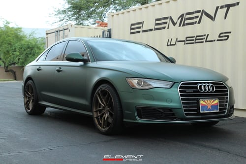 20 Inch Variant Krypton in Satin Bronze on 2016 Audi A6