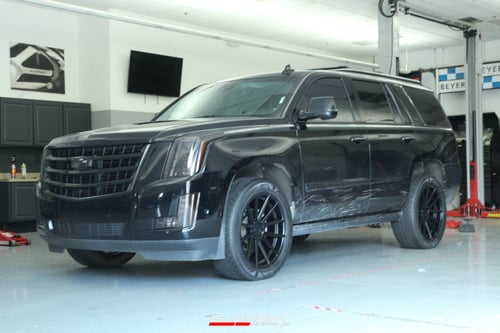 22 Inch Ferrada FT1 in Matte Black on 2019 Cadillac Escalade