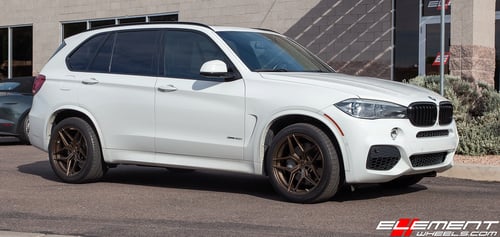 20 inch Variant Xenon Satin Bronze on 2016 BMW X5 50i