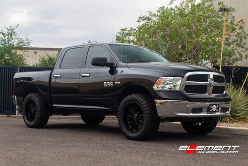 20 inch V-Rock Off-Road Vr11 Anvil Gloss Black on 2013 Dodge Ram 1500 w/ Level Kit