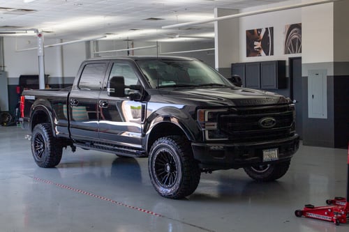 20 Inch Fuel Off Road Rebel D679 in Matte Black on a 2022 Ford F-250 TREMOR