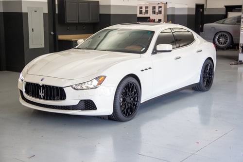 Staggerd 20 Inch TSW Sebring in Matte Black on a 2014 Maserati Ghibli