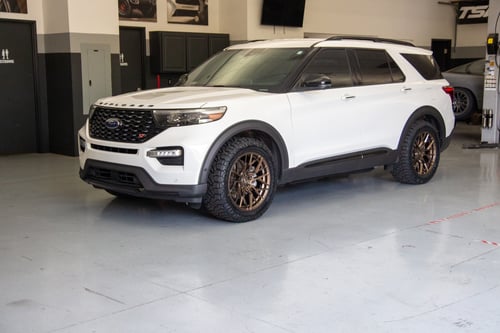 20 Inch Variant Radon in Satin Bronze on a 2021 Ford Explorer ST
