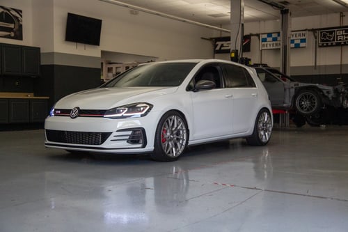 19 Inch Variant Radon in Titanium Brushed Face on a 2019 Volkswagen GTI