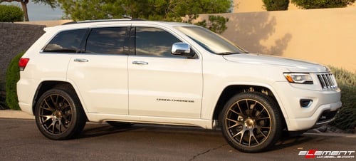 22" Hellcat Replica Wheels in Gloss Bronze on a 2016 Jeep Grand Cherokee