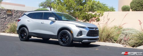 20 Inch Black Rhino Kunene in Gloss Black on a 2020 Chevrolet Blazer