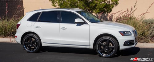 22 Inch Azad AZ008 in Semi Gloss Black on a 2016 Audi Q5