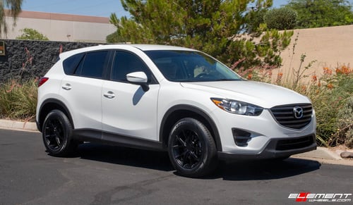 17 Inch Niche Misano in Satin Black on a 2016 Mazda CX-5