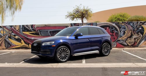 20 Inch Ace Alloy Devotion in Matte Mica Graphite on a 2018 Audi Q5
