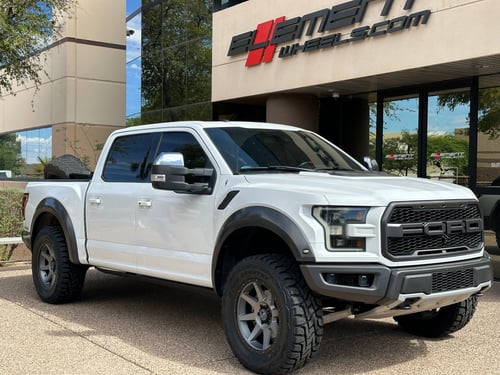 20 inch ICON Rebound Titanium on a 2017 Ford Raptor