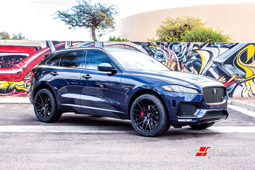22 inch Varro VD08 Satin Black on 2018 Jaguar F-Pace