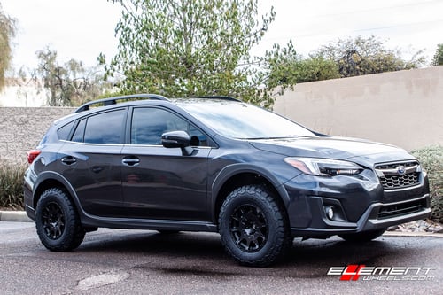 15 inch Method MR502 VT-Spec All Matte Black on 2019 Subaru Crosstek