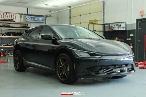 20 Inch Variant Krypton in Satin Bronze on 2022 KIA EV6