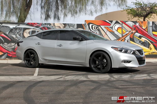 20x9 Rohana RC22 Matte Black on a 2016 Nissan Maxima w/ Specs