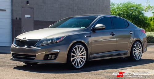 20 inch MRR HR9 Silver Machined Face on 2015 Kia Optima