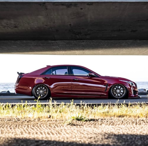 19 inch Variant Radon Satin Bronze on a 2018 Cadillac CTS-V