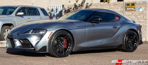 19 inch Variant Xenon Satin Black on 2020 Toyota Supra