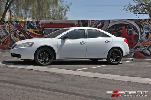 17x7 Big Bang Sport BSP31 Satin Black on Pontiac G6 w/ Specs