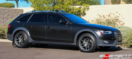 19 inch Variant Xenon Satin Gunmetal on 2015 Audi A4 All-Road