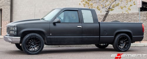 20 inch American Racing AR933 Intake Gloss Black on 1994 GMC C1500
