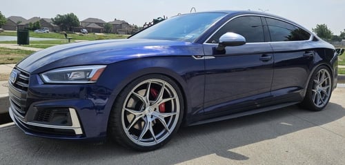 20 Inch Rohana RFX5 Brushed Titanium on a 2019 Audi S5