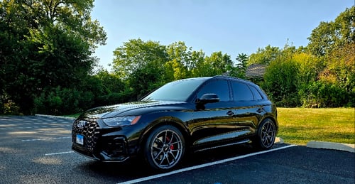 21 Inch Rotiform LTN Satin Titanium R901 (Monoblock Forged) on a 2021 Audi SQ5