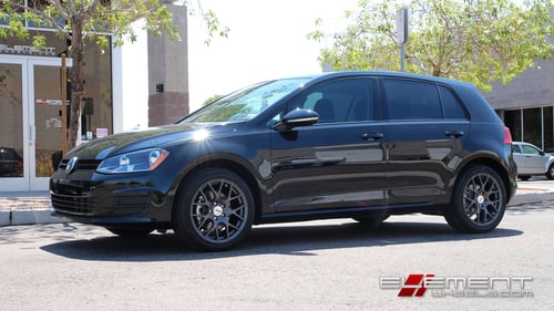17 inch TSW Nurburgring Matte Gunmetal on 2016 VW Golf w/ Specs