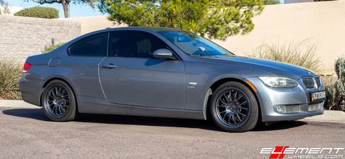 18 inch Kansei Corsa Gloss Gunmetal on 2009 BMW 335I X-Drive