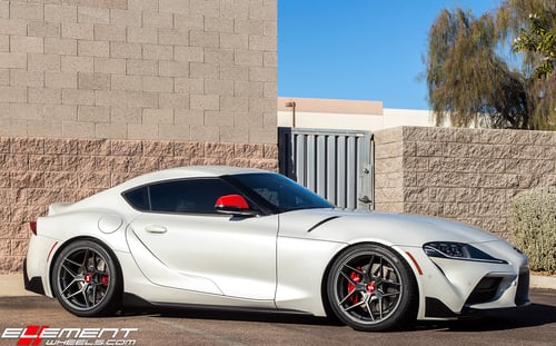19 inch Variant Xenon Satin Gunmetal on 2020 Toyota Supra