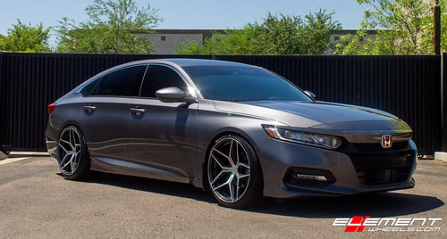 20 inch Variant Xenon Satin Gunmetal Diamond Cut (Cold Forge) on 2018 Honda Accord Sedan