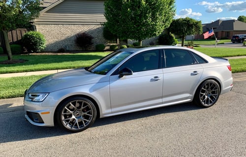 19 Inch VMR V810 Gunmetal on a 2019 Audi S4