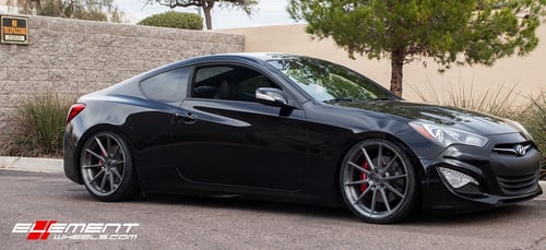 20 Inch Variant Argon Brushed Titanium on 2015 Hyundai Genesis Coupe