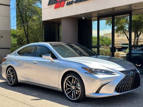 20 inch Variant Krypton Super Black Chrome on a 2023 Lexus ES350