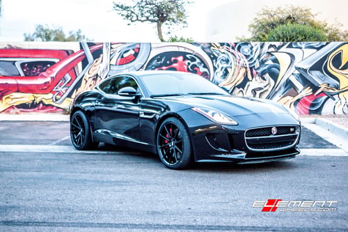 20 inch Variant Argon Gloss Piano Black on Jaguar F-Type