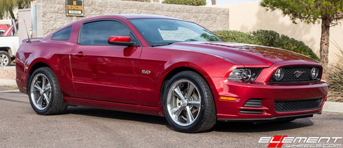 18 inch Rocket Racing Modern Muscle Booster Hyper Shot MMR16 on 2014 Ford Mustang