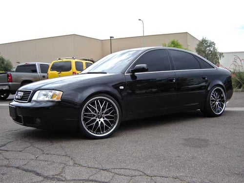 Vertini Riviera Black/Machined Face Wheels on Audi A6 w/ Specs