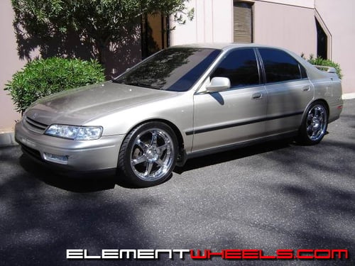 Motegi DP6 Chrome Wheels on 95 Honda Accord w/ Specs