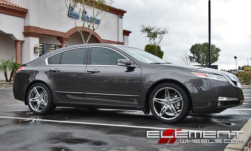 Lexani R03 Chrome on 2012 Acura TL w/ Specs