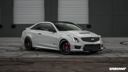 20 Inch Staggered Variant Argon Wheels on 2015 Cadillac ATS-V