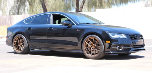 20x10 Avant Garde M510 Matte Antique Bronze on 2012 Audi A7 w/ Specs