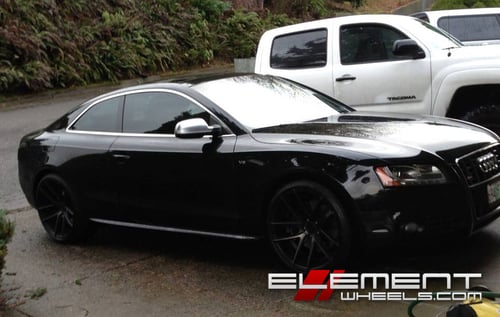 Niche Targa Black/Machined w/ Tint Wheels on Audi S5 w/ Specs