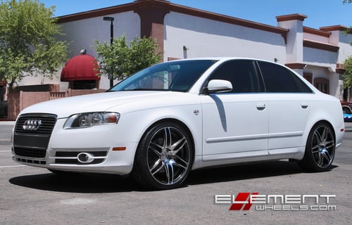 Avant Garde M368 Wheels Gunmetal w/ Machined Face on Audi A4 w/ Specs