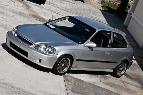 Axis OG San Matte Graphite on Honda Civic w/ Specs
